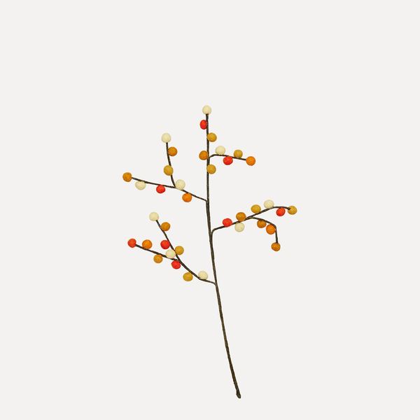 Hovedbilde Ullfilt Kvist m.bær, Gul/Orange